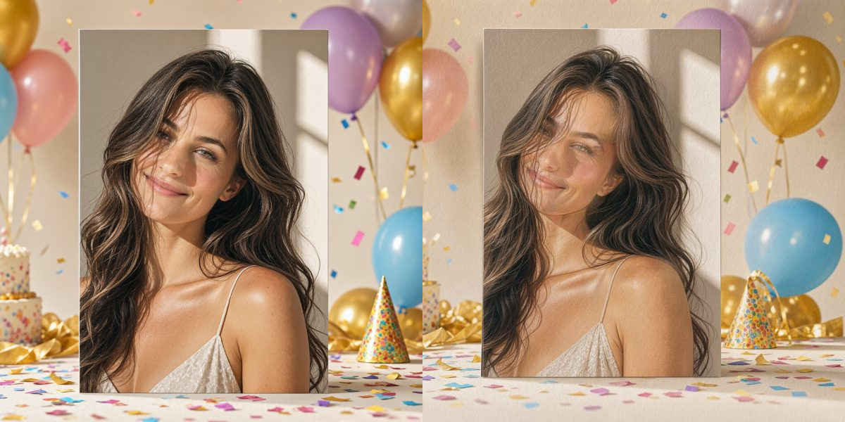 Birthday card from photo 1