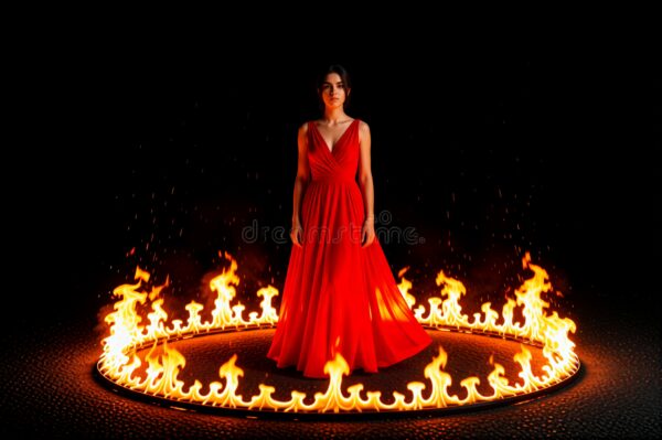 Cinematic fire ritual