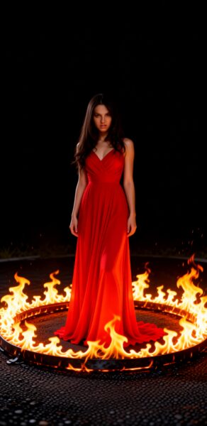 Cinematic fire ritual