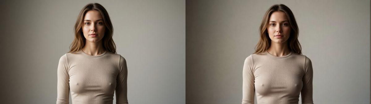 Enhance bust on photo