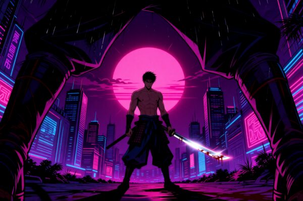 Neon anime