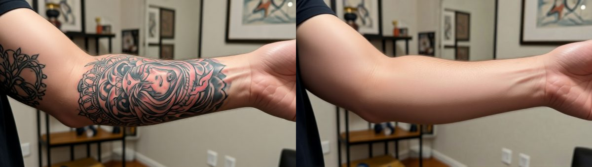 Remove tattoo from photo